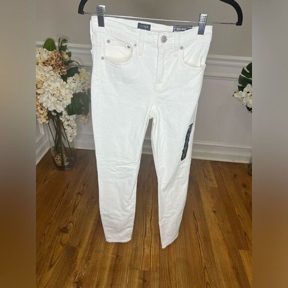 NWT J crew factory 9" mid-rise skinny jean in signature stretch - Picture 4 of 7